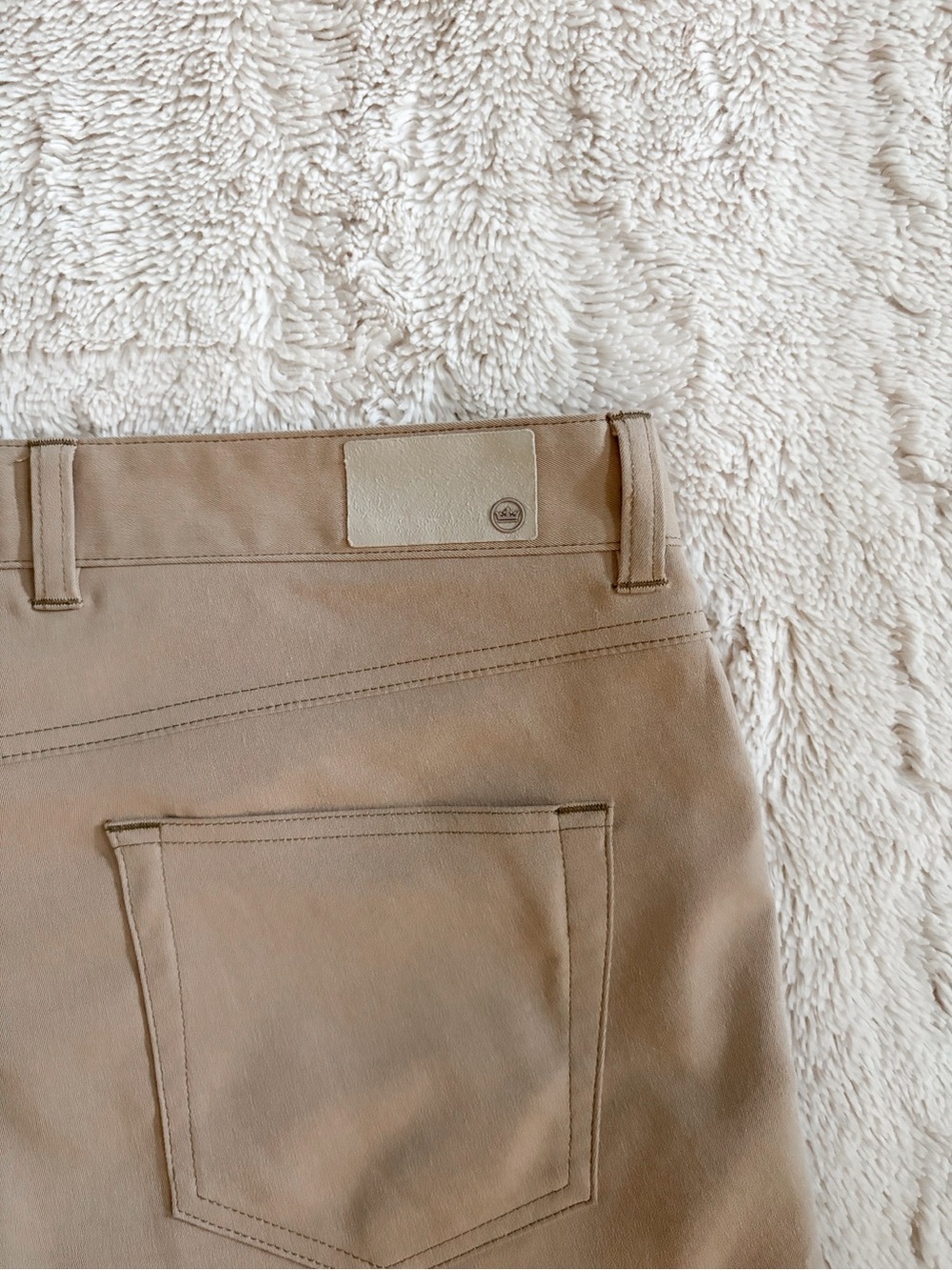 Peter Millar Tan Performance 5 Pocket Pants Men’s 36x30 Stretch Golf Casual - Picture 4 of 4